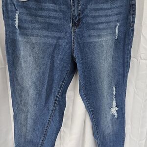 Ci Sono Women's Skinny Jeans - Dark Blue